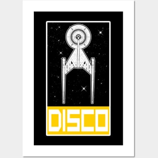 Disco Yellow Posters and Art